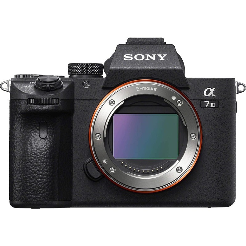 Sony索尼 a7 III ILCE7M3/B 全画幅无反镜可互换镜头相机,带3英寸 液晶显示屏,仅机身,底座配置,黑色