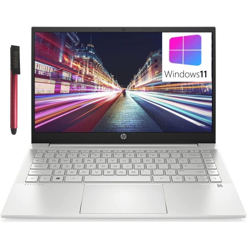 [Windows11] HP Pavilion 14笔记本电脑,14 FHD 400 nits,英特尔四核i7-1195G7,*高5.0GHz,16GB DDR4 RAM,1TB PCIe SSD,WiFi 6,BT 5.2,背光KB