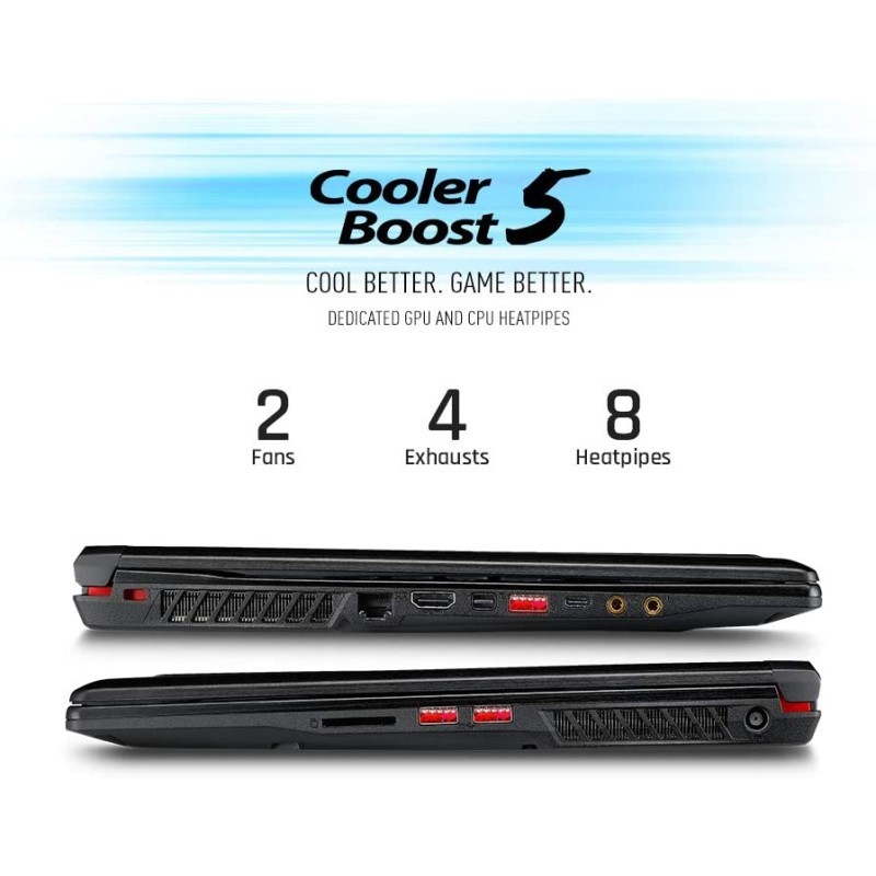 MSI GE63Raider RGB-499 15.6英寸游戏笔记本电脑，144Hz 显示屏，英特尔酷睿i7-9750H，NVIDIA GeForce RTX2080，32GB，512GB NVMe SSD